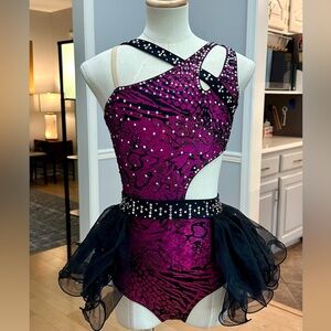 Pink and black costume